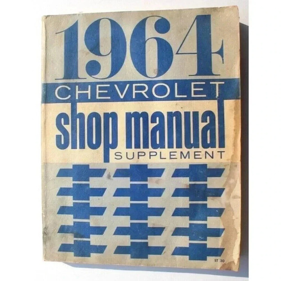 Vintage 1964 Chevrolet Dealer Service Shop Manual Supplement Biscayne Bel Air - Picture 1 of 4